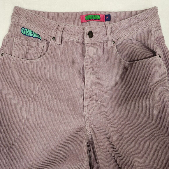 Empyre Tori wide leg corduroy size 7 in seafog - purple-pink - Picture 6 of 6